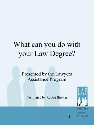 What can you do with your Law Degree?