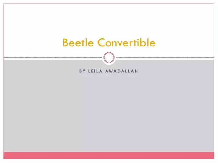beetle convertible