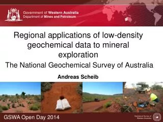Regional applications of low-density geochemical data to mineral exploration