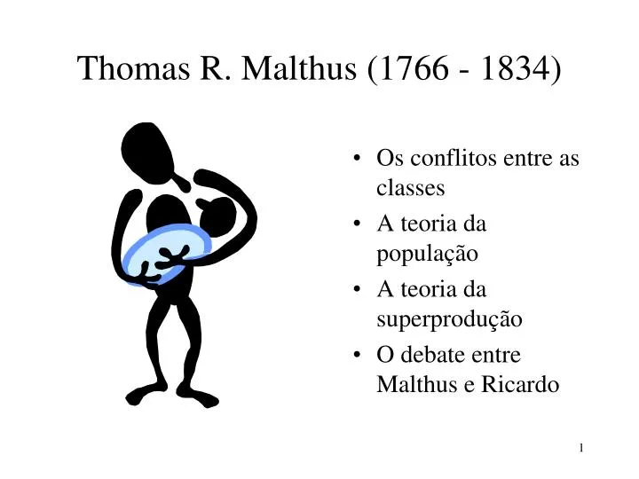 thomas r malthus 1766 1834