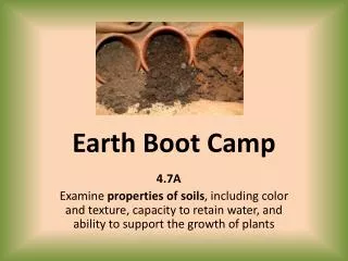 Earth Boot Camp