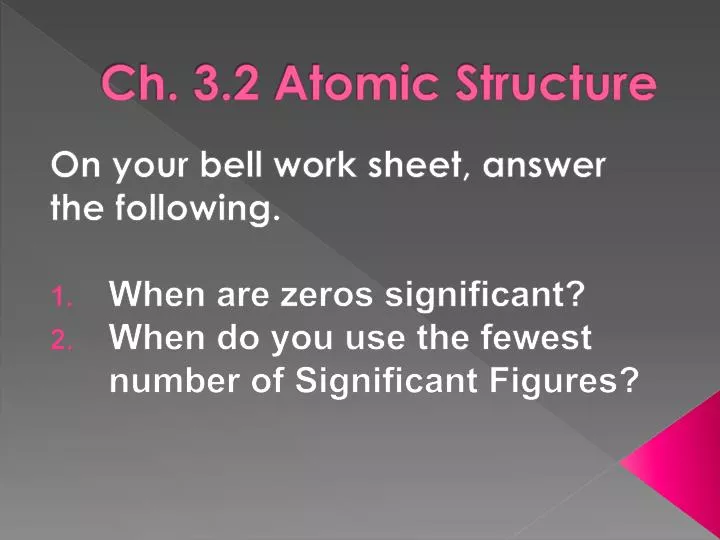 ch 3 2 atomic structure