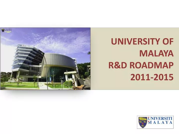 university of malaya r d roadmap 2011 2015