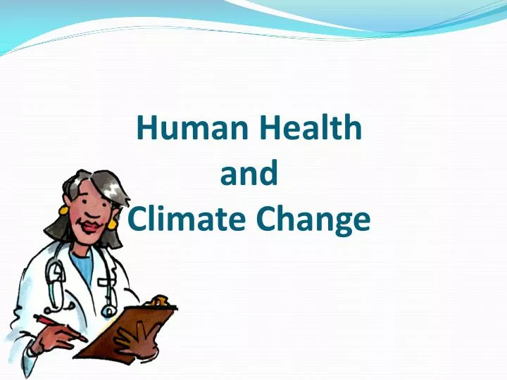 human health and climate change