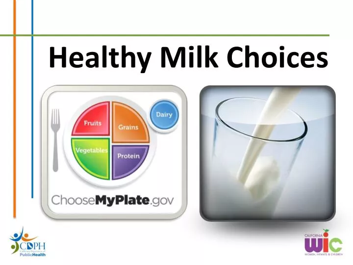 healthy milk choices