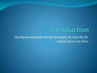 introduction