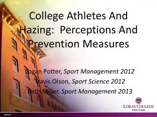 College Athletes And Hazing: Perceptions And Prevention Measures