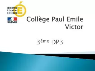 coll ge paul emile victor