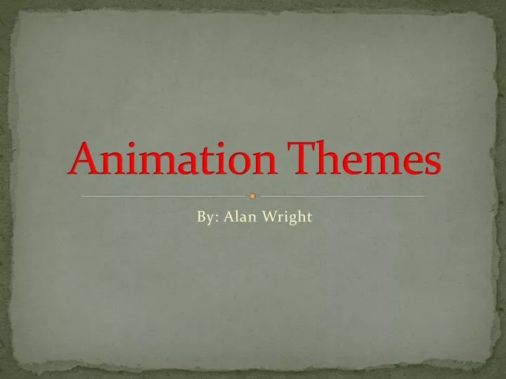 animation themes