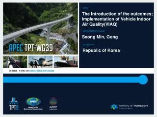 The Introduction of the outcomes; Implementation of Vehicle Indoor Air Quality(VIAQ)