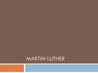 martin luther