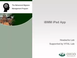 iBMM iPad App