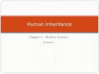 human inheritance