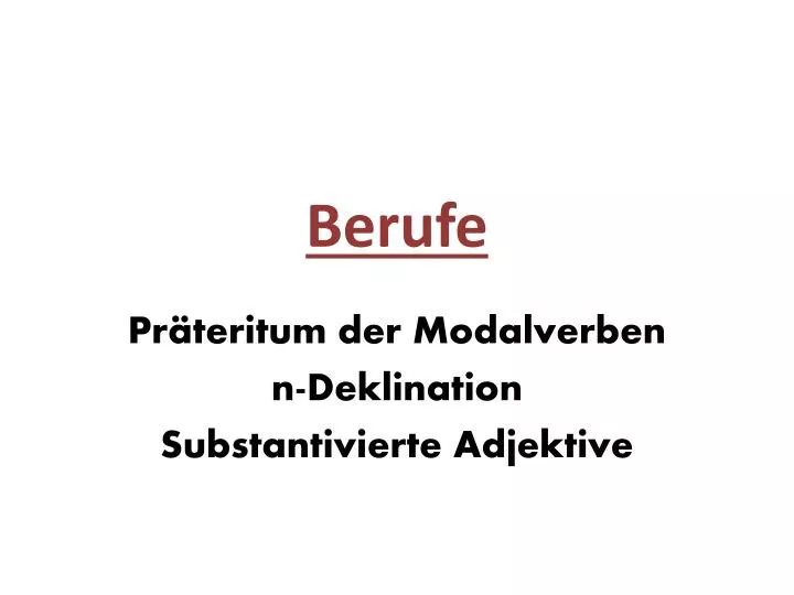 berufe