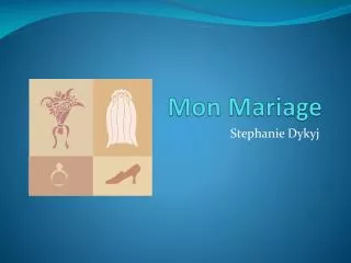 mon mariage
