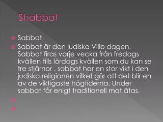 shabbat