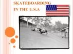 SKATEBOARDING IN THE U.S.A - slide 1