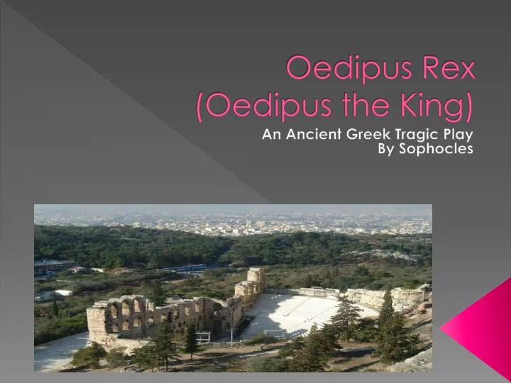 oedipus rex oedipus the king