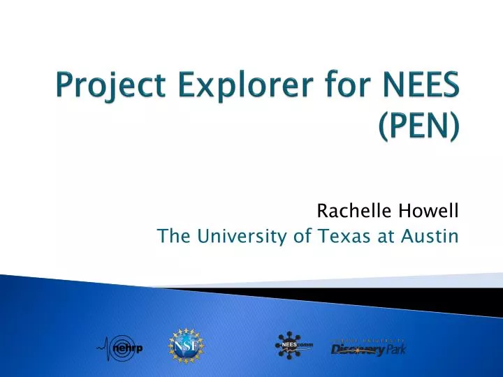 project explorer for nees pen