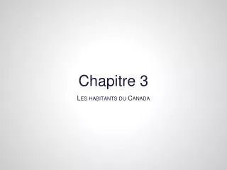 chapitre 3