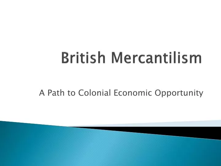 british mercantilism