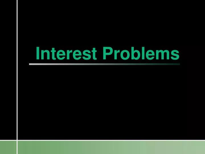 interest problems