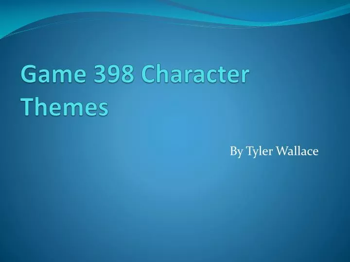 game 398 character themes