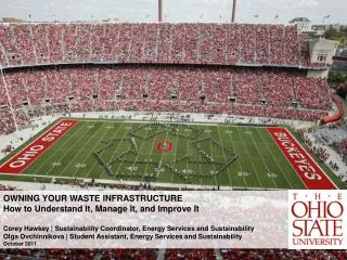 OWNING YOUR WASTE INFRASTRUCTURE How to Understand It, Manage It, and Improve It