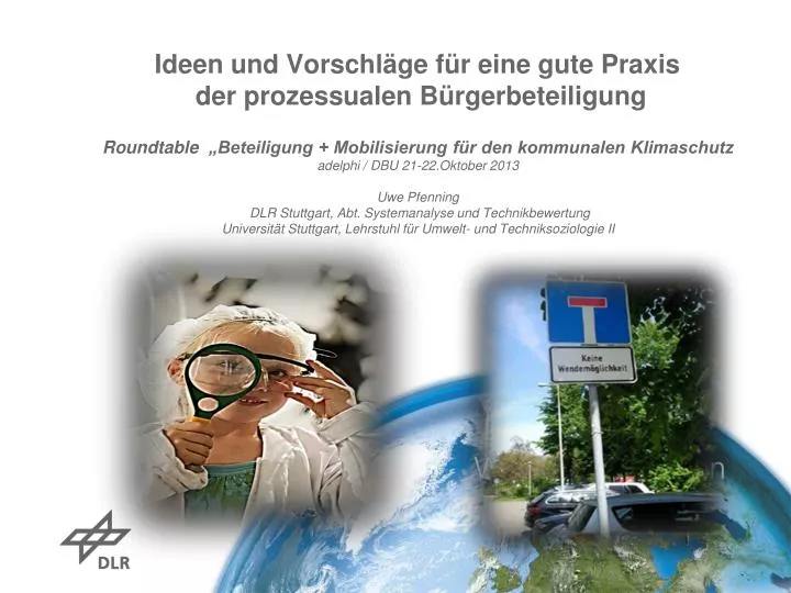 ideen und vorschl ge f r eine gute praxis der prozessualen b rgerbeteiligung