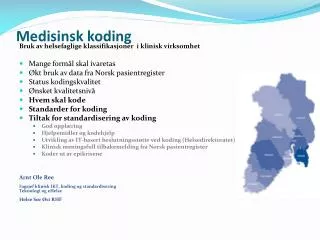 medisinsk koding