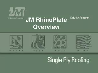 JM RhinoPlate Overview
