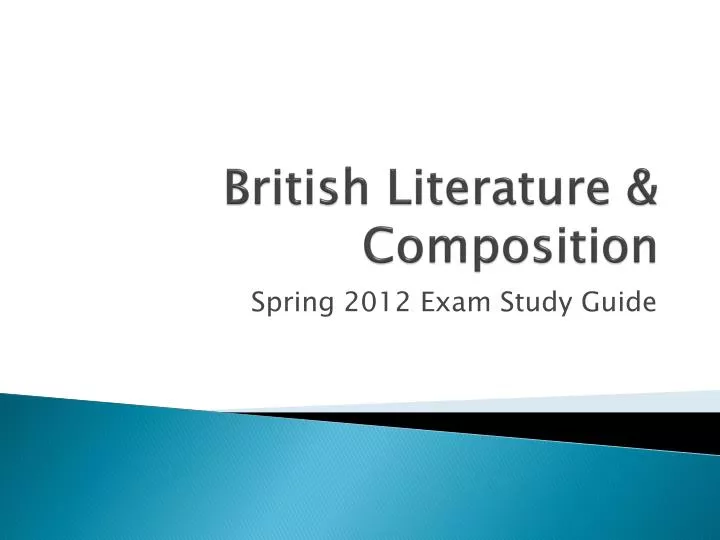 british literature composition