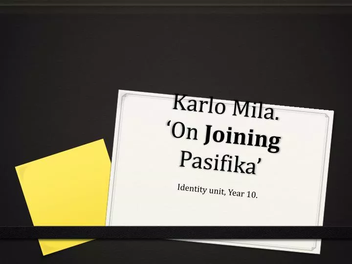karlo mila on joining pasifika