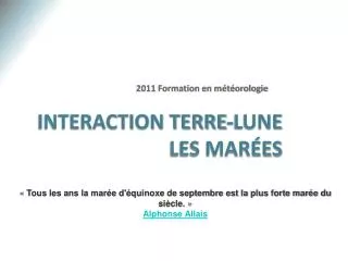 2011 formation en m t orologie
