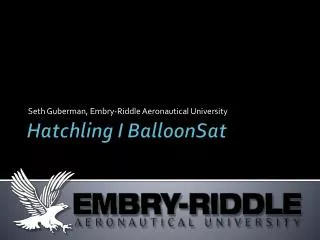Hatchling I BalloonSat
