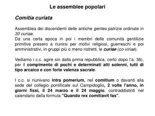 le assemblee popolari