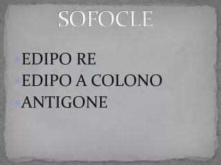 SOFOCLE