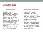Babylonians - slide 1