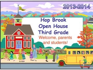 Hop Brook Open House Third Grade