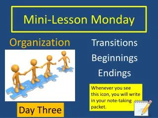 Mini-Lesson Monday