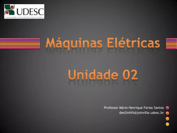 m quinas el tricas unidade 02