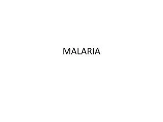 MALARIA