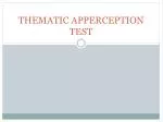 THEMATIC APPERCEPTION TEST - slide 1