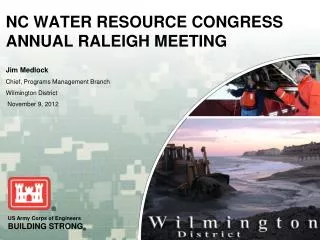 NC WATER RESOURCE CONGRESS ANNUAL RALEIGH MEETING