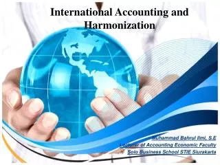 International Accounting and Harmonization