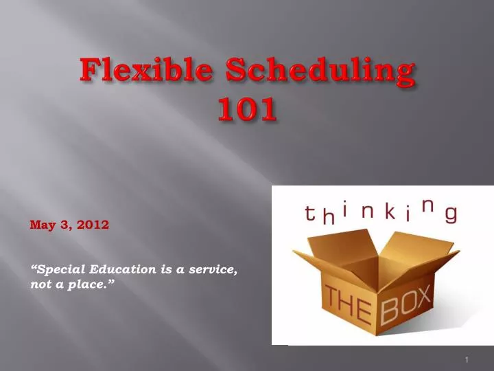 flexible scheduling 101