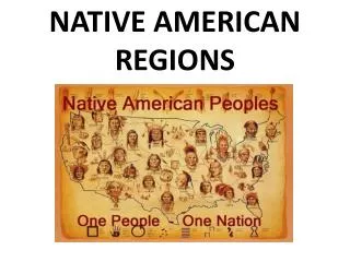 NATIVE AMERICAN REGIONS