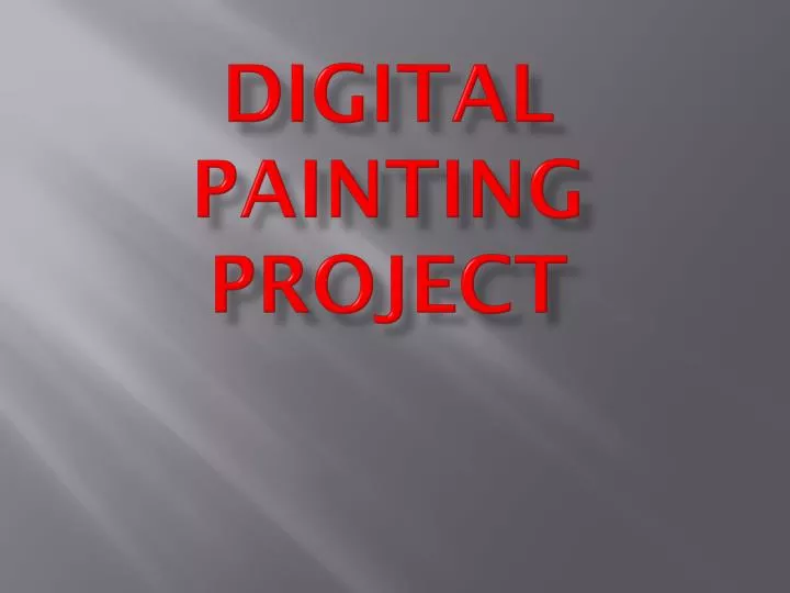 digital painting project