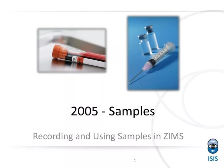 2005 samples