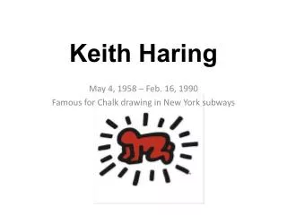 keith haring